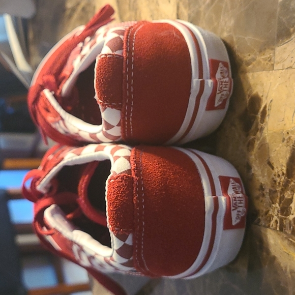 Euc old school checkerboard vans youth size 4 last chance - Picture 7 of 8